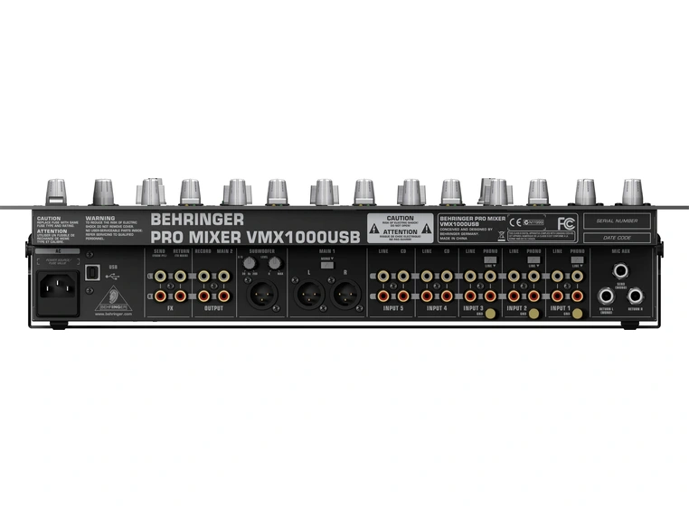 Behringer Pro Mixer VMX1000USB 